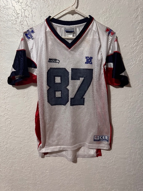 VTG RBK Seattle Seahawks Jurevicius Super Bowl XL Limited Edition Jersey sz XL - Picture 1 of 5
